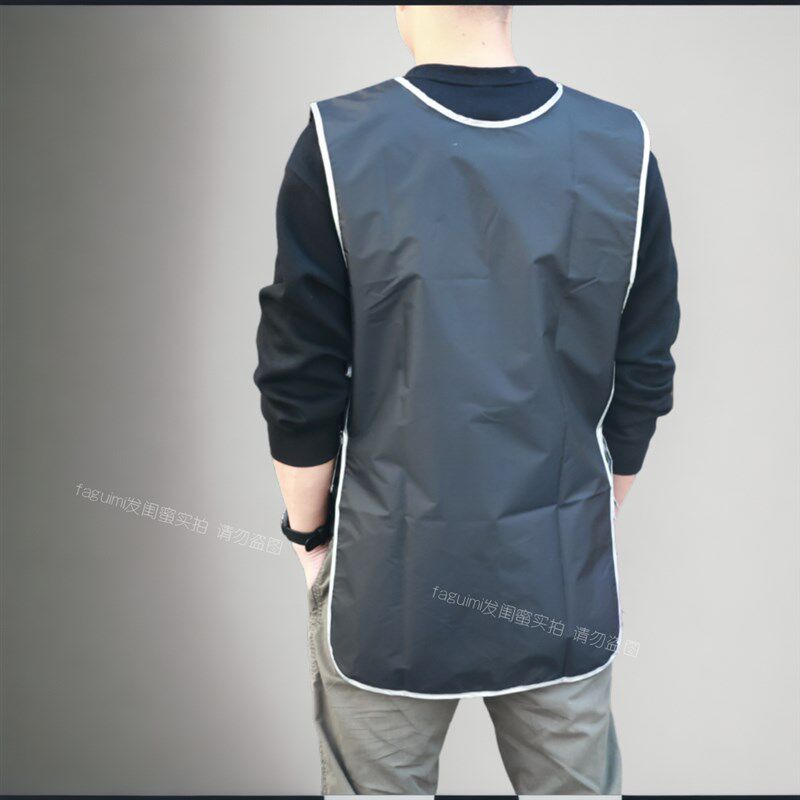 理发店罩衣工作服烫染中工服防水沾发围裙发廊技师