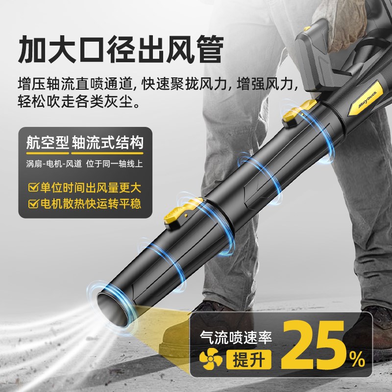 鼓风机灰尘枪大功率锂电吹风机强力工业用暴风枪吹雪机吹树叶神器