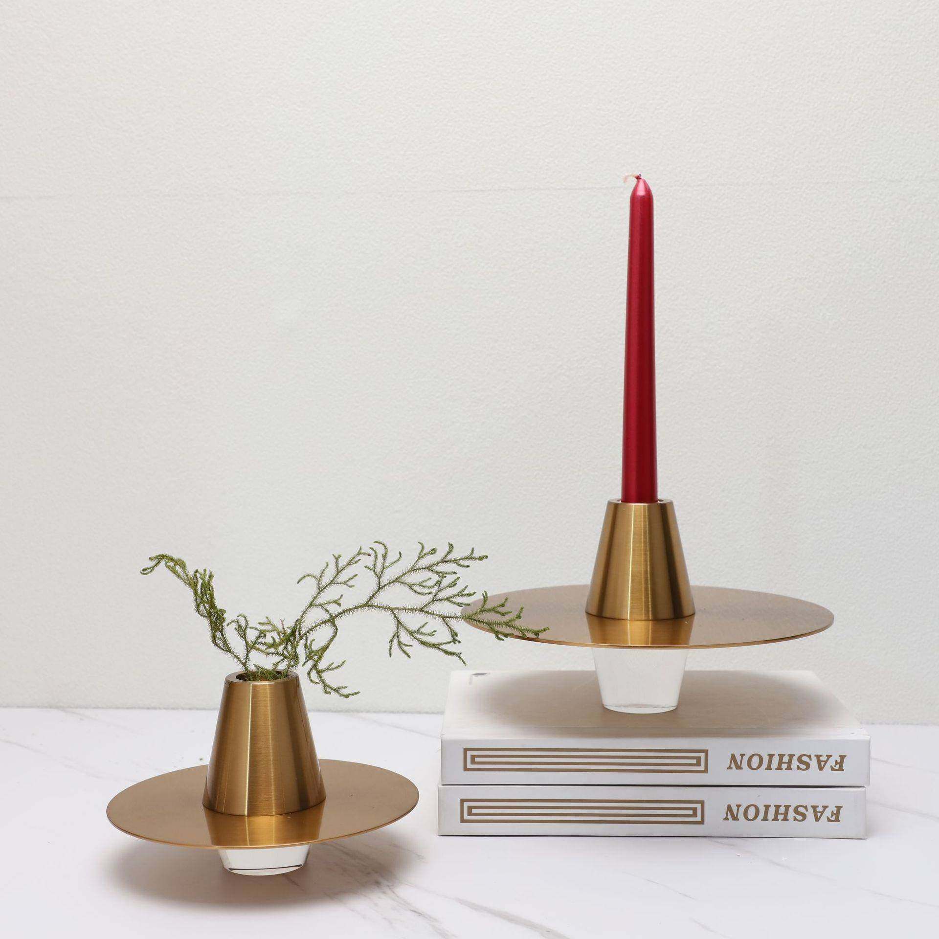 欧式创意金属飞碟烛台摆件样板房电视柜卧室书房客厅桌面玄关饰品,农机/农具/农膜,其它农用工具,淘宝优惠券,粉丝福利购,淘宝优惠卷