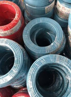 熊猫电线单芯硬线BV1.5黑色蓝色白色红色黄色电缆BV2.5BV4双色