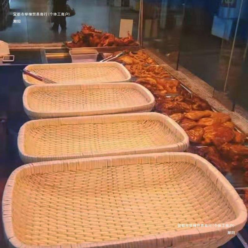 柳条大号簸箕馒头柳编圆形筐箩筐现捞笸箩长方形藤编收纳筐筐簸箩
