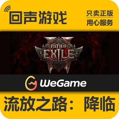 WeGame 流放之路:降临 流放之路2 POE2 现货秒发 国区正版