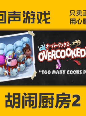 steam正版国区 胡闹厨房2cdkey Overcooked2 全DLC 季票 入库秒发