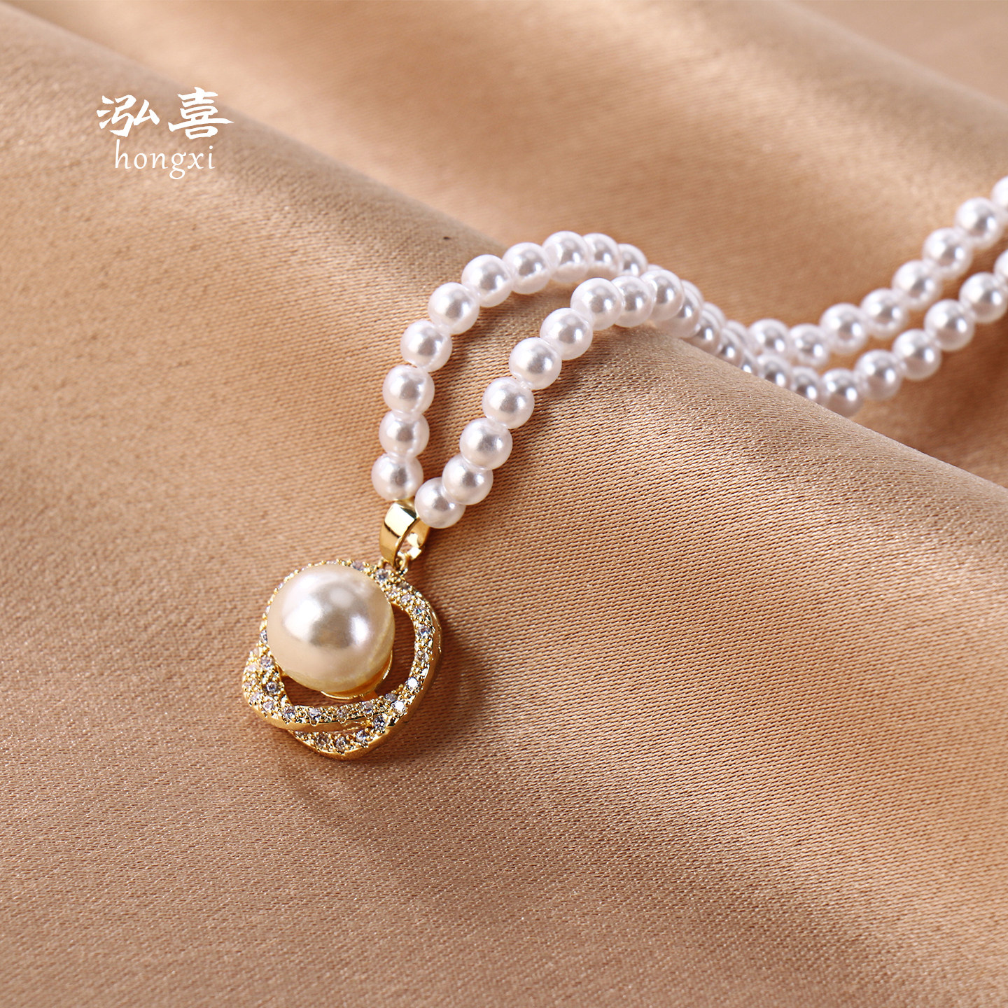 轻奢施家小米珠珍珠项链女2026年新款爆款小众精致百搭毛衣链吊坠,饰品/流行首饰/时尚饰品新,项链,淘宝优惠券,粉丝福利购,淘宝优惠卷