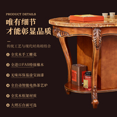 整装 大理石茶台 小户型功夫茶桌泡茶桌 欧式 实木茶桌椅