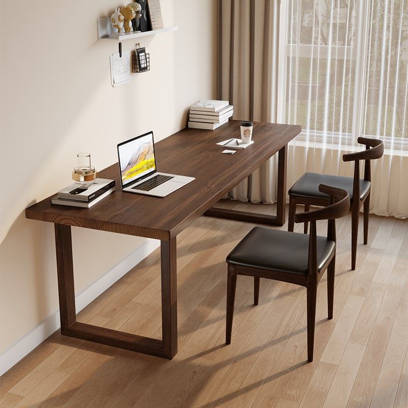 实木大板桌现代书桌家用电脑桌人电竞桌学习桌办公桌,住宅家具,电脑桌,淘宝优惠券,粉丝福利购,淘宝优惠卷