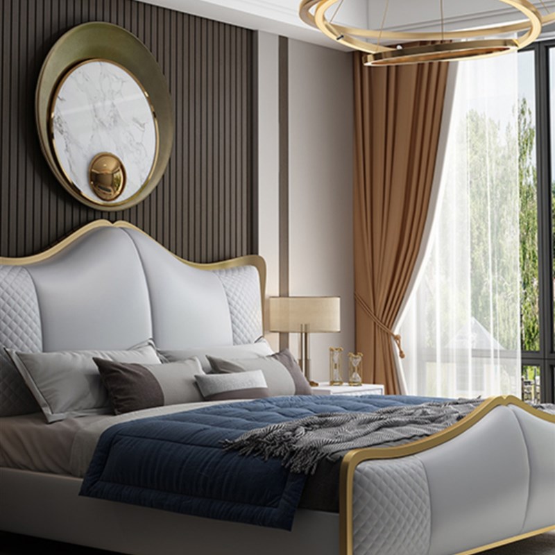 现代轻奢铁艺壁挂客厅沙发背景墙装饰品挂件创意圆形金色墙上挂饰