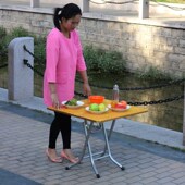 桌子便携小桌子吃饭矮桌桌餐桌饭桌正方形桌