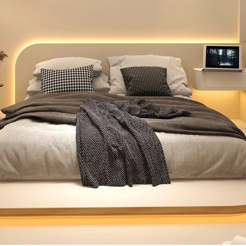 床头氛围灯带插电款带关卧室房间床边装饰背景插座自粘ld灯条