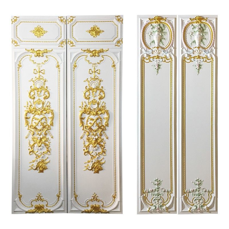 U欧式护墙板免漆板客厅电视墙背景板 别墅背景装修板 材料,基础建材,相框线条,淘宝优惠券,粉丝福利购,淘宝优惠卷