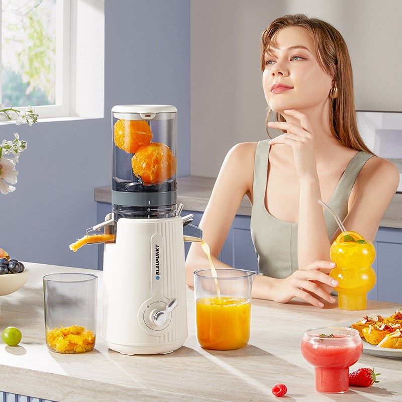 蓝宝榨汁机小型家用渣汁分离全自动大口径原汁机电动压榨水果汁机