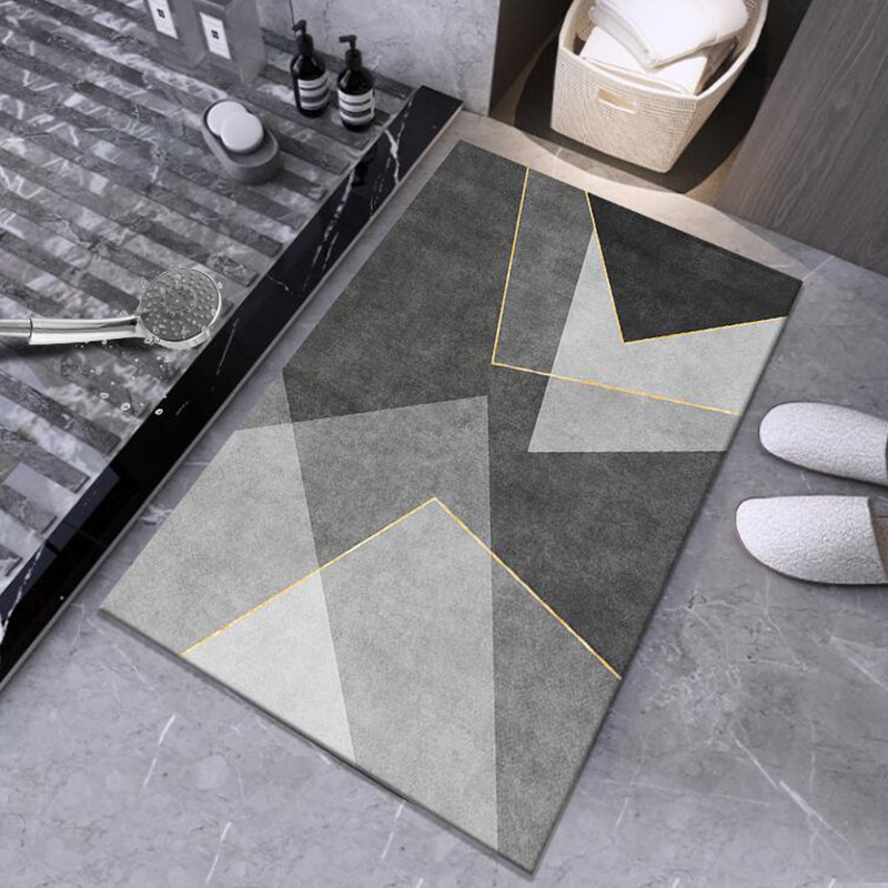 浴室地垫厕所地毯吸水速干防滑硅藻泥垫子洗手间加厚