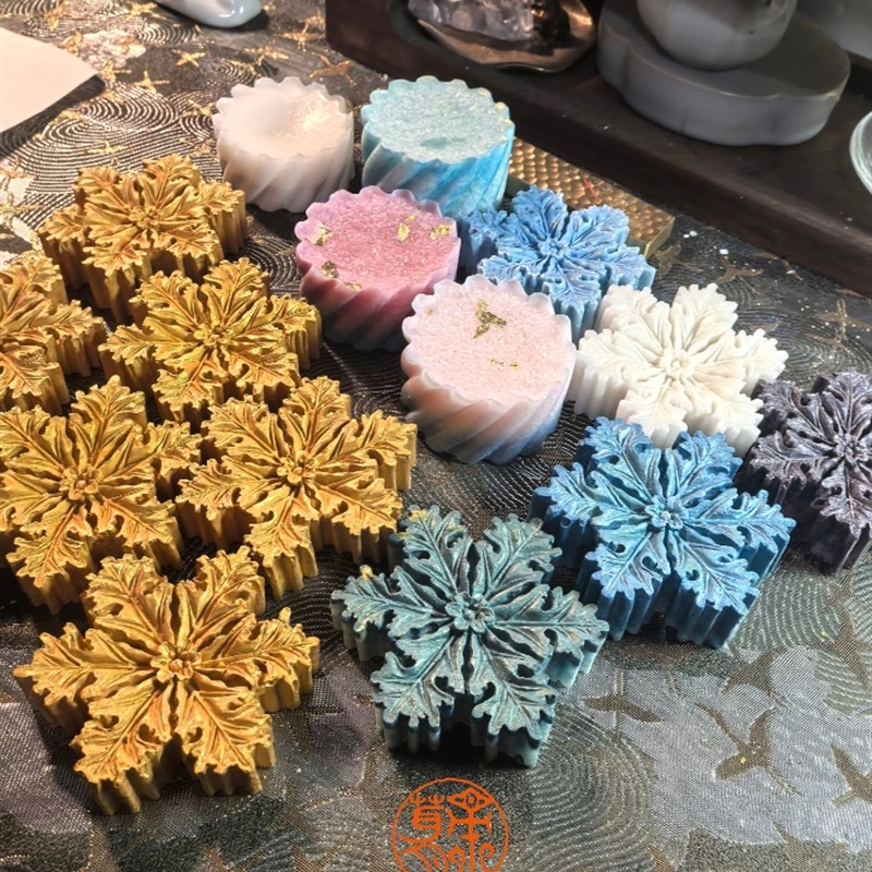 砑花彩色b蜡贝光云母正宗虫白蜡 虫蜡非普通蜡砑花笺工具砑光蜡