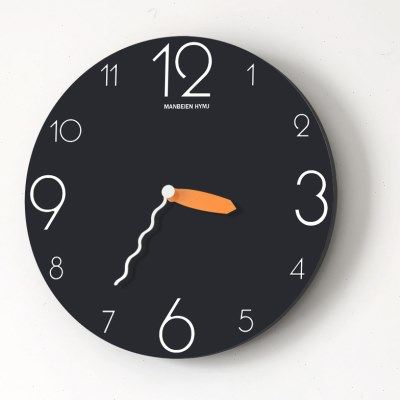 个性挂钟静音客厅家用现代简约钟表挂墙挂表创意网红新款2024时钟