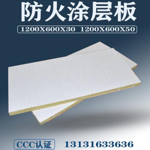 防火涂层板 保温耐火隔热隔板岩棉板电力外墙化工厂 阻燃封堵板材