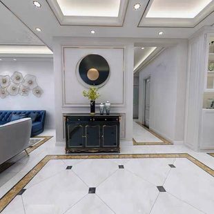 轻奢墙面装 样板间走廊玄关金属铁艺上墙壁饰壁挂艺术挂饰 饰软装