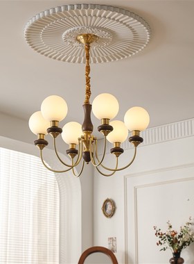 法式中古客厅卧室吊灯复古高级灯创意艺术intge灯具