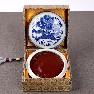 上海西泠印社潜泉仿古色朱砂印泥书画书法落款印章篆刻西泠