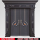 农村锌合金别墅大门豪华仿铜门防盗门铸铝门自建房
