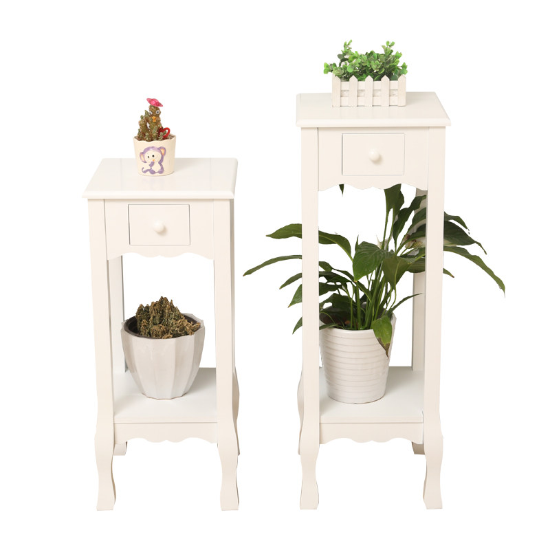 架实木欧式落地架子客厅室内阳台单个盆景架绿萝吊兰多层架