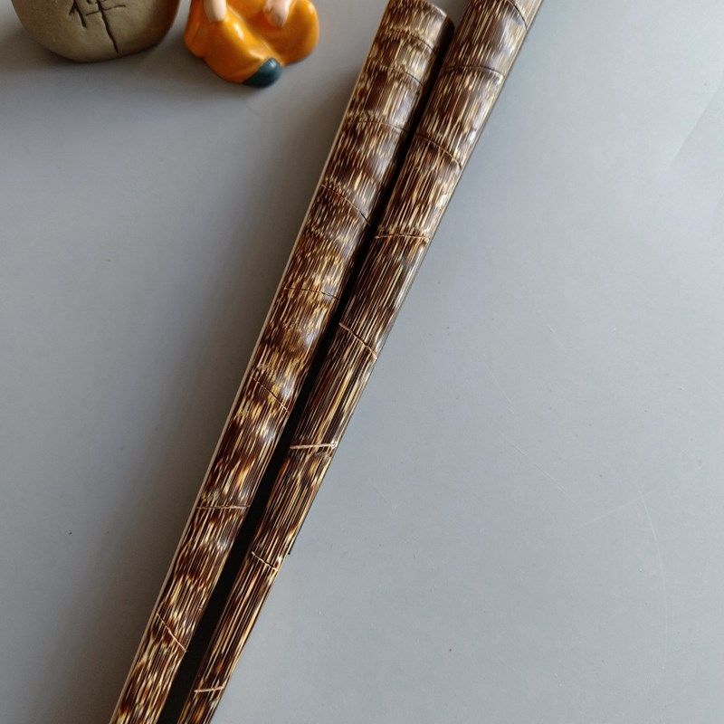 精品文玩折扇9.寸方棕竹玉竹扇子手工雕刻竹节苏工空白扇面