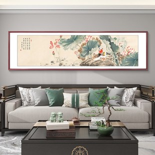 多子多福石榴装饰画新新款卧室床头挂画鸟客厅背景墙画