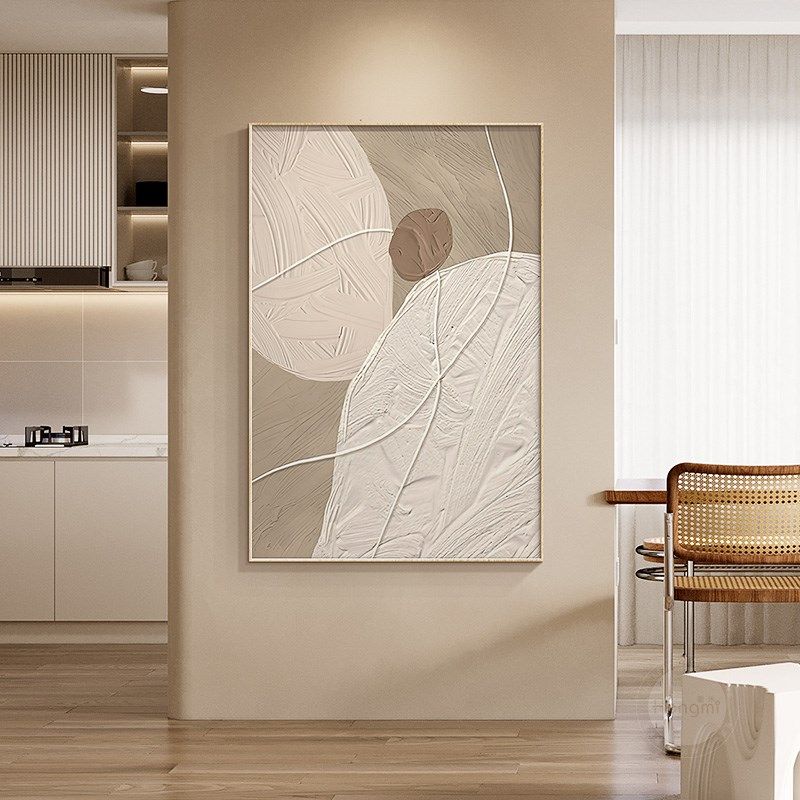 黑白抽象沙发背景墙装饰画极简客厅落地画立体砂岩肌理画玄关挂画,家居饰品,现代装饰画,淘宝优惠券,粉丝福利购,淘宝优惠卷