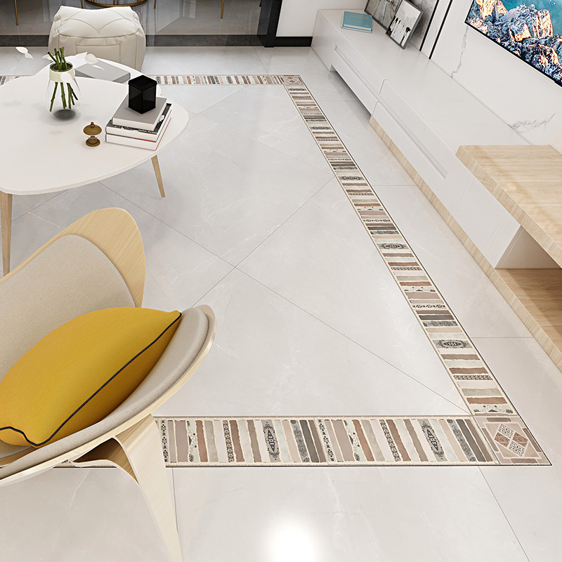 地砖贴脚花波导线贴纸波打线瓷砖过道客厅拼花地板砖个性花纹装饰