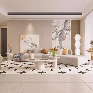 奶油风电视背景墙壁纸木饰面无缝自粘壁布酒店卧室客全屋壁画