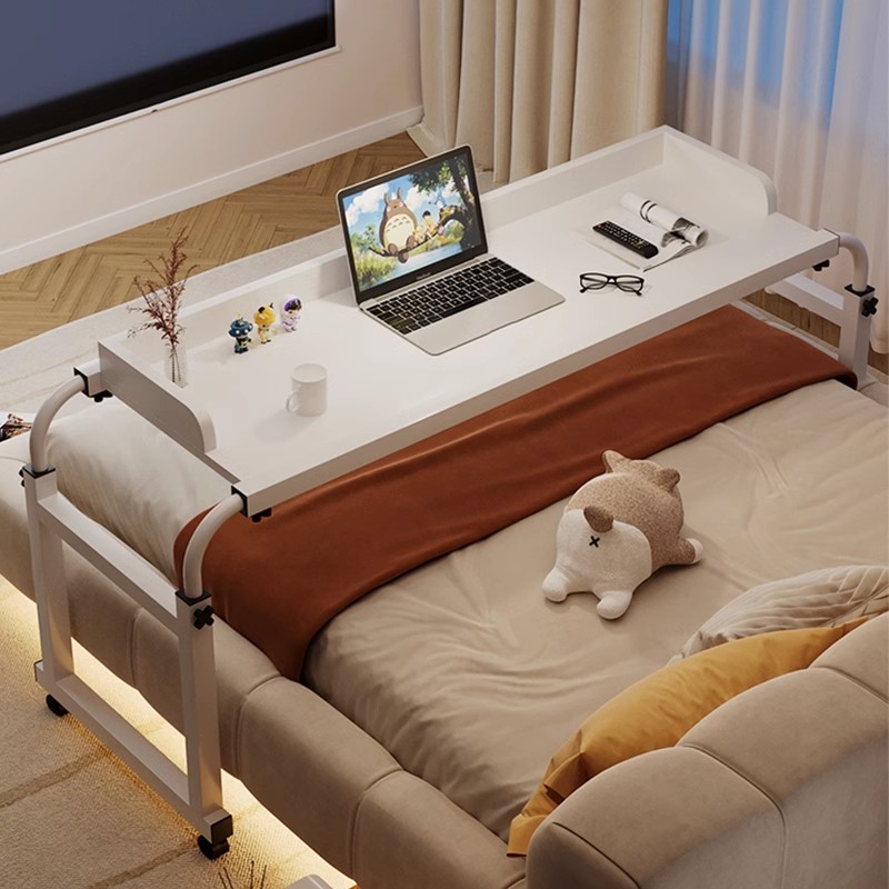 跨床桌可移动床上桌卧室升降桌书桌床上小桌子床尾桌人床边桌笔记