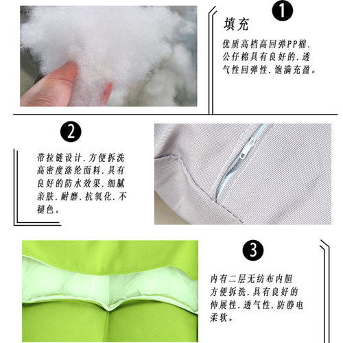 吊椅坐垫人靠背垫子加厚加大号拆洗鸟巢摇篮秋千阳台吊篮椅垫