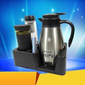 暖瓶大小架改装 车载杯车内轿车车上烟灰缸大小暖壶架旅行架子通用