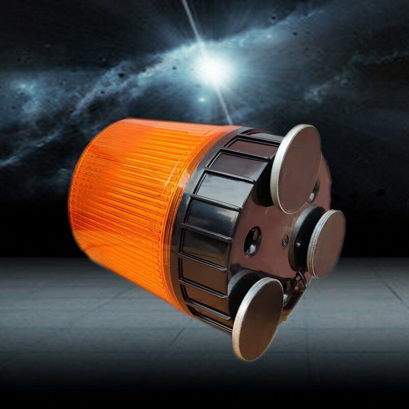 磁吸高亮警示灯环卫洒水工程车用旋转灯12V24VLED插点烟器爆闪