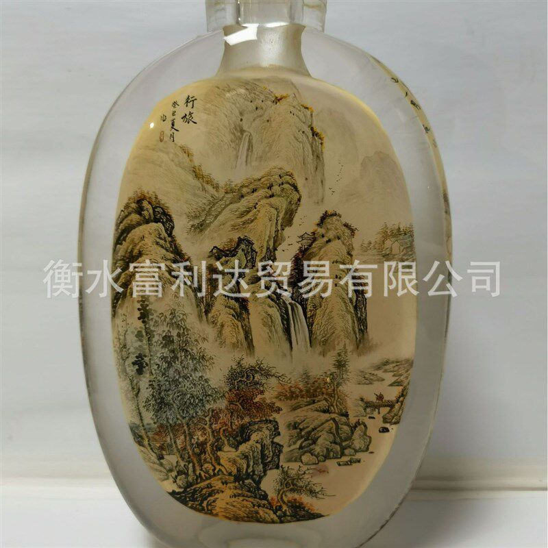 衡水内画饰品/内画鼻烟壶/内画花瓶/手绘内画装饰品 Home Decro