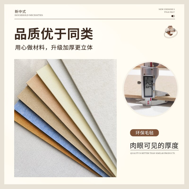 复古毛毡照片墙艺术客厅墙面装饰新古典卧室书房桌面玄关挂画氛围