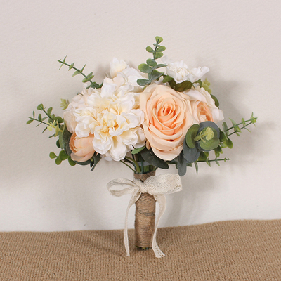 假束手捧仿真 防真领证新娘结婚束拍照道具婚礼捧