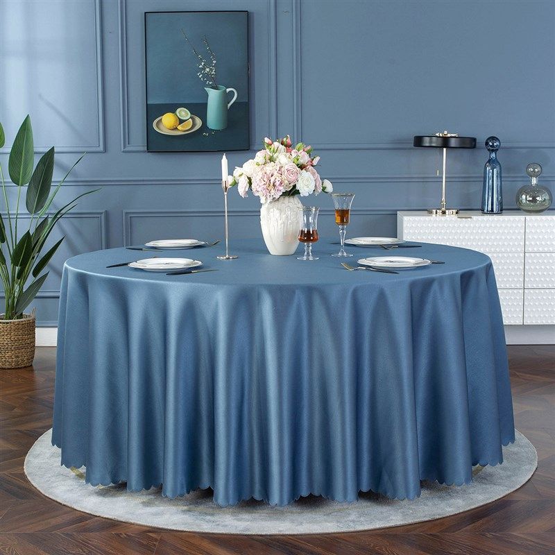 色酒店桌布大圆桌餐桌台布圆桌餐桌布饭店圆形宴会台布,居家布艺,桌布,淘宝优惠券,粉丝福利购,淘宝优惠卷