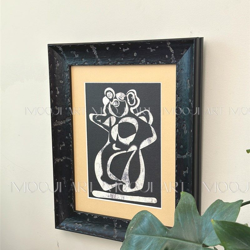 木吉艺术复古客厅挂画沙发背景墙设计师高级感艺术装饰画,家居饰品,现代装饰画,淘宝优惠券,粉丝福利购,淘宝优惠卷