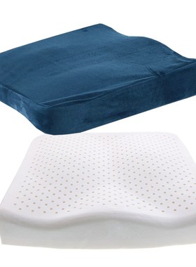 deee泰国原装天然乳胶汽车用办公室学生加厚透气椅子坐垫