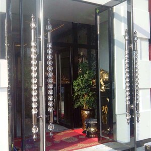 水晶大门拉手 门水晶把手 酒店店面大门木门拉手 把手