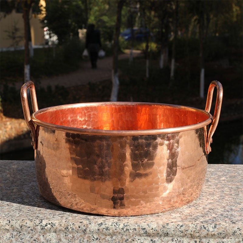 手工加厚紫铜汤锅 铜熬药锅 熬制果酱铜锅 铜烫煲 铜煮锅铜火锅,厨房/烹饪用具,炖锅/炖煲/汤煲,淘宝优惠券,粉丝福利购,淘宝优惠卷