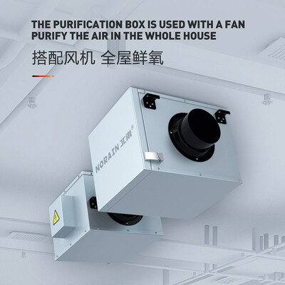 北雨 新风净化箱空气高效过滤器PM2.5过滤箱风机净化器中效过滤网