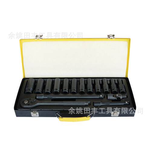 TF-8003 16件套气动长套筒组套 气动组套铁盒 修理工具高档