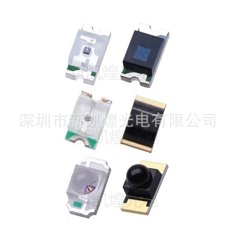 LED贴片红外发射管灯珠0805红外LED光敏管850nm940nm光敏接收管