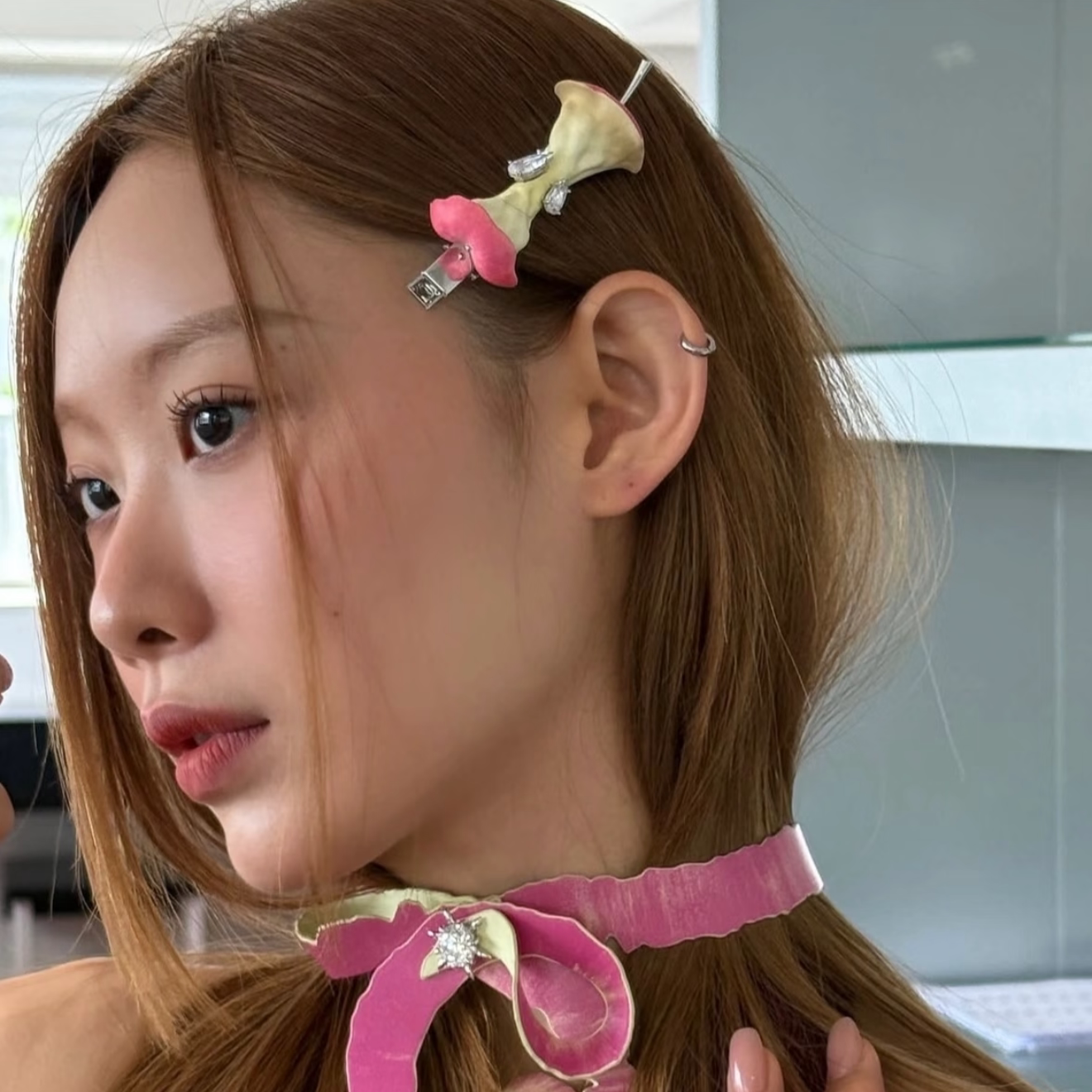 多巴胺鬼马少女甜美可爱夸张苹果核辣妹小众个性新款发饰发夹发卡