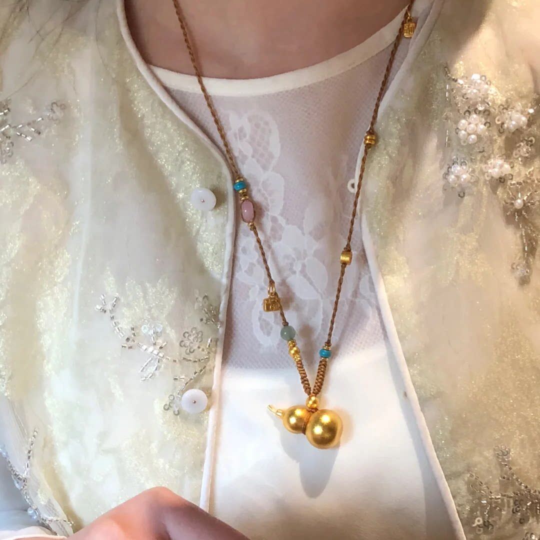 金色葫芦新中式轻奢项链