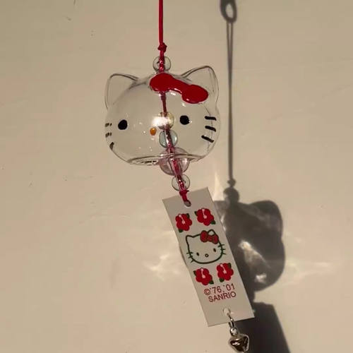 HelloKitty同款日式猫咪风铃
