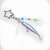 小鱼百搭鱼钩钥匙扣背包挂件创意diy2025新款 简约时尚 小众配饰女