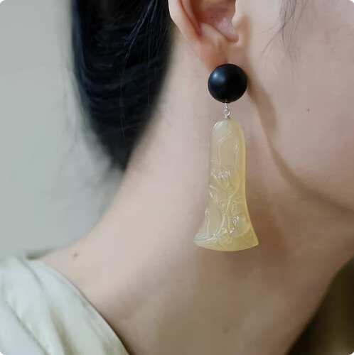迪丽热巴同款耳环新中式首饰开始推理吧复古国风旗袍搭配耳饰品bl