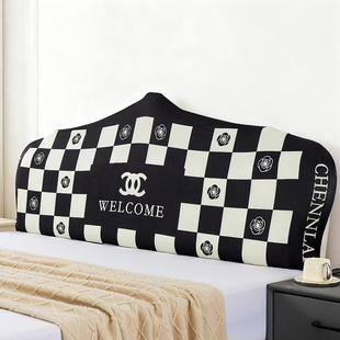 弹力通用欧式床头套罩2026新款弧形异形盖布巾靠背垫软包遮丑高档